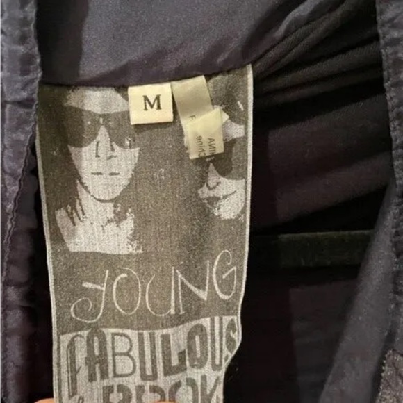 Ombré watercolor utility jacket with Epaulets size m young fabulous & broke Yfb - Picture 2 of 7